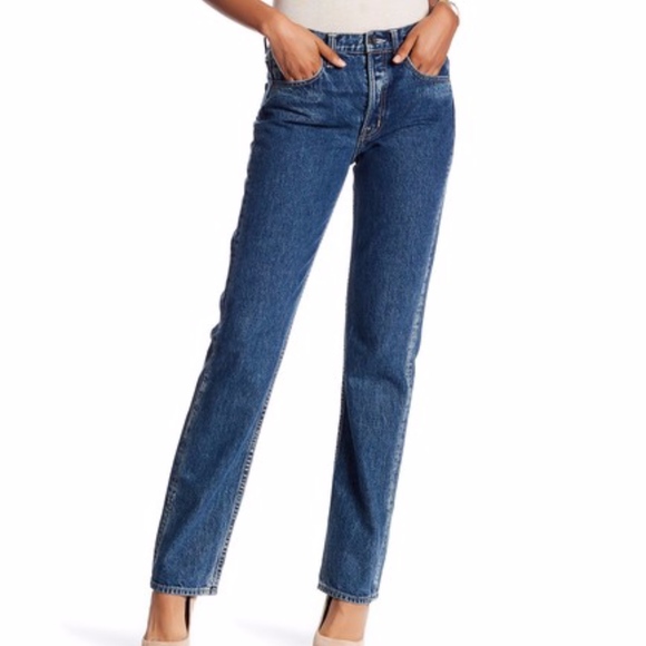 Helmut Lang High Rise Boyfriend Jeans size 28 NWOT - Picture 1 of 4